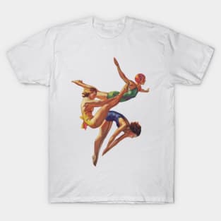 Three Divers In Original Coloring T-Shirt